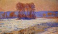 El Sena en Bennecourt en invierno Claude Monet
